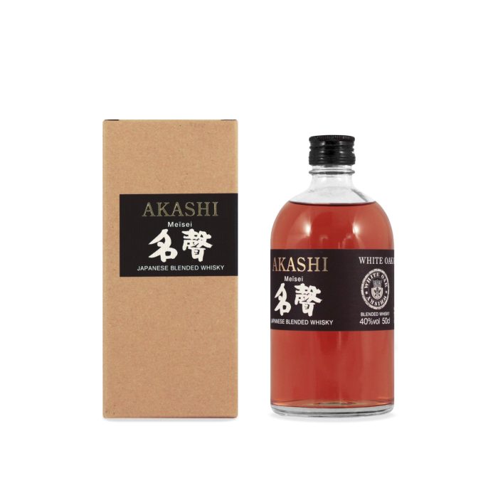 Akashi Sherry Cask Whisky for sale online from Eigashima Shuzo in Hyogo Prefecture; Distilled from 100% lightly peated barley in copper pot stills...