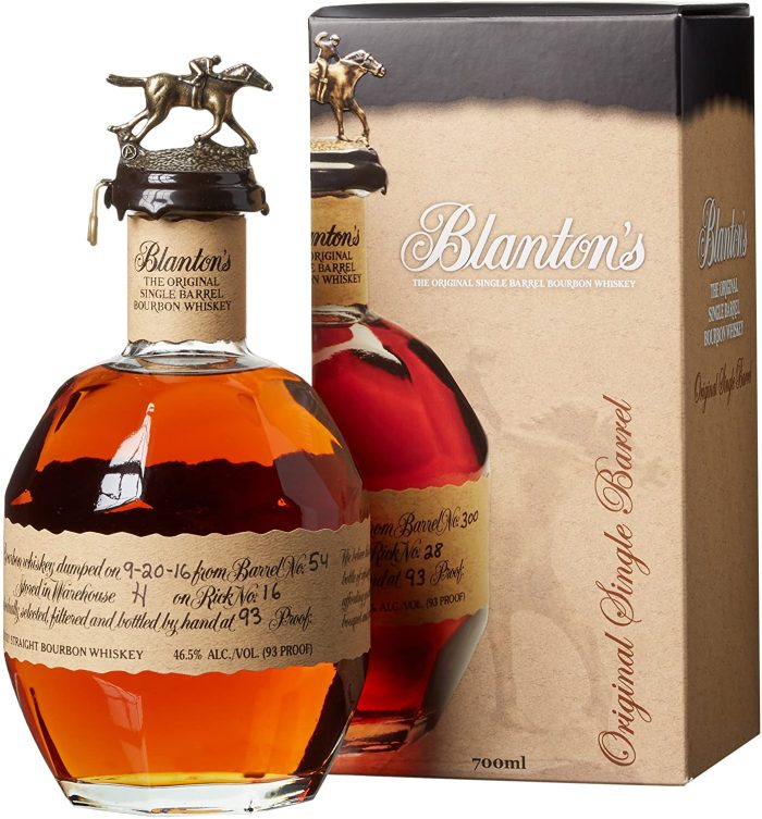 Buy Blanton's Straight from the Barrel Online. Rich and spicy on the nose, this Bourbon explodes with aromas of crème brûlée, ..