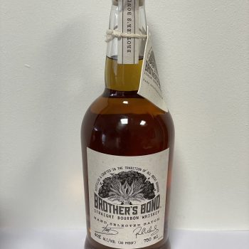 Buy Brother's Bond Bourbon Whiskey, Elegant and exceptionally smooth, the palate is complex and balanced with a touch of sweetness and spice.