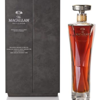 Macallan's Decanter Series Reflexion is a sublimely crafted single malt featuring fresh citrus and caramel! Buy Macallan Whisky online.