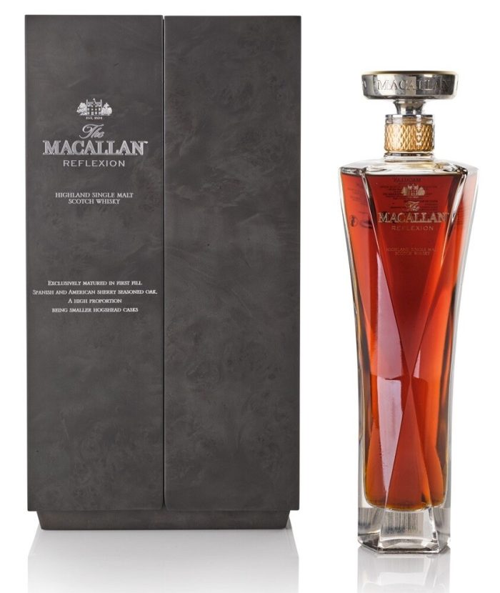 Macallan's Decanter Series Reflexion is a sublimely crafted single malt featuring fresh citrus and caramel! Buy Macallan Whisky online.