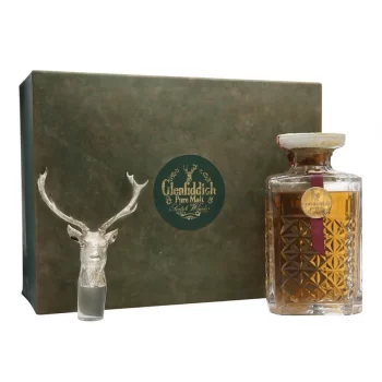 Glenfiddich “DeLuxe” Silver Stag Decanter